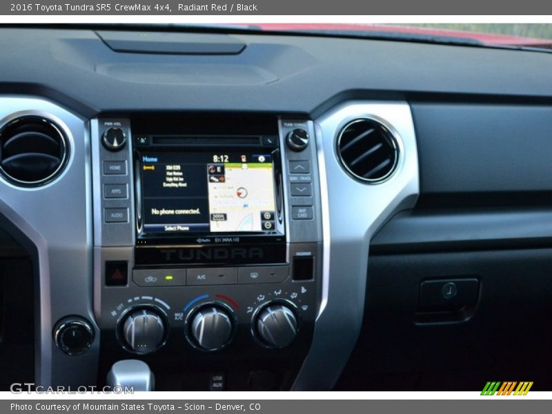 Radiant Red / Black 2016 Toyota Tundra SR5 CrewMax 4x4