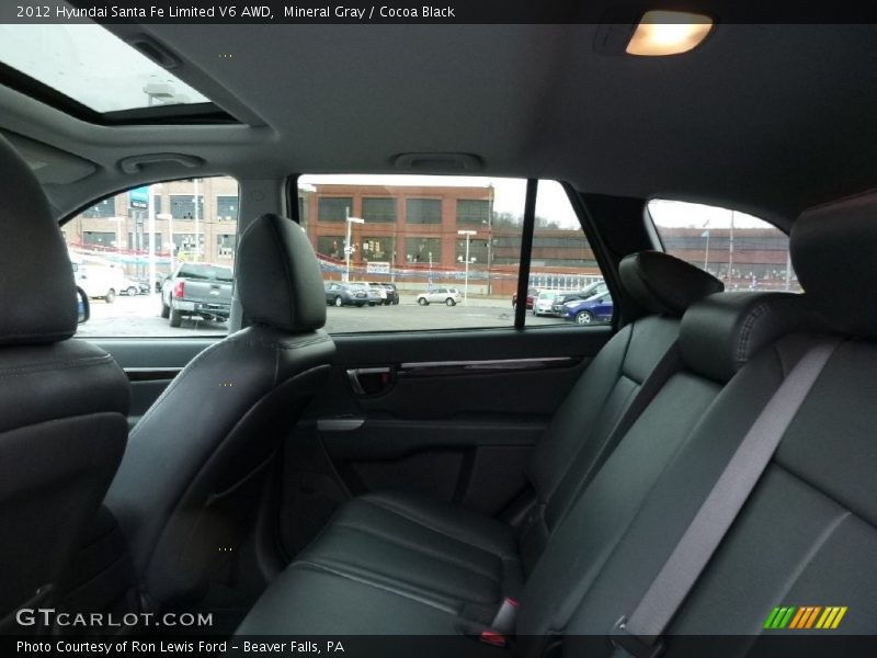 Mineral Gray / Cocoa Black 2012 Hyundai Santa Fe Limited V6 AWD