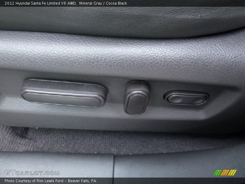 Mineral Gray / Cocoa Black 2012 Hyundai Santa Fe Limited V6 AWD