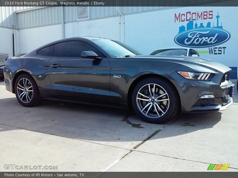 Magnetic Metallic / Ebony 2016 Ford Mustang GT Coupe