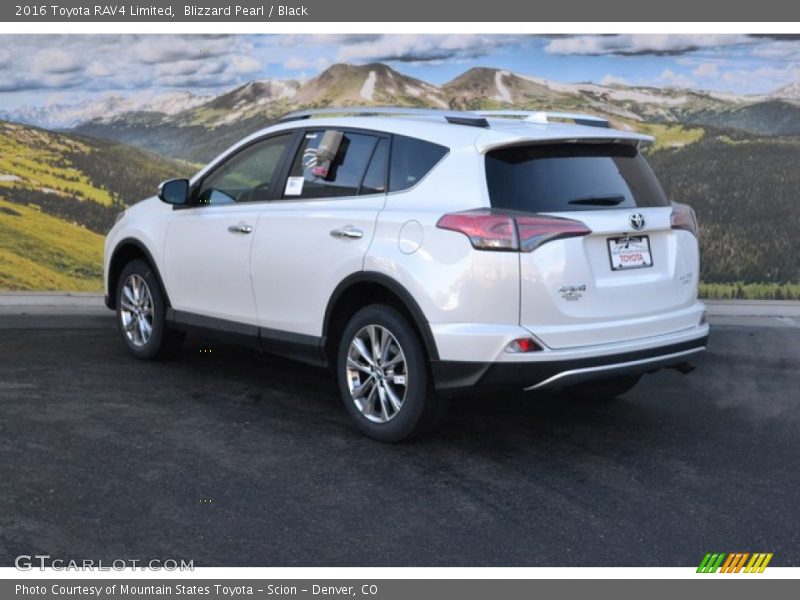 Blizzard Pearl / Black 2016 Toyota RAV4 Limited