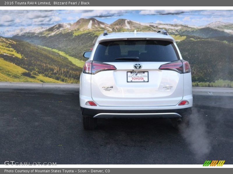 Blizzard Pearl / Black 2016 Toyota RAV4 Limited