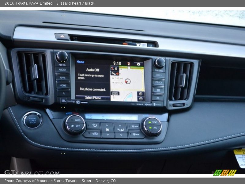 Blizzard Pearl / Black 2016 Toyota RAV4 Limited