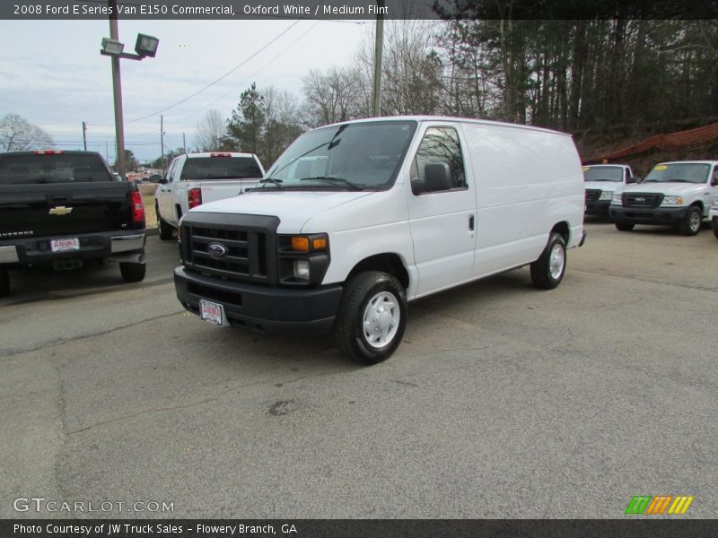 Oxford White / Medium Flint 2008 Ford E Series Van E150 Commercial