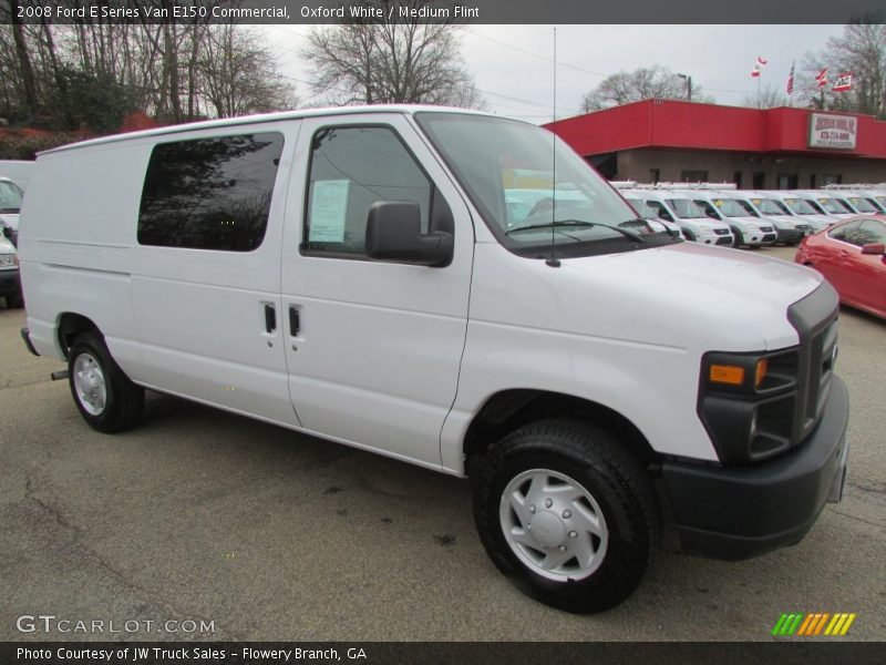 Oxford White / Medium Flint 2008 Ford E Series Van E150 Commercial