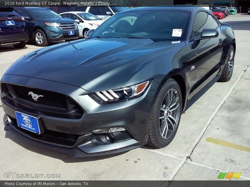 Magnetic Metallic / Ebony 2016 Ford Mustang GT Coupe