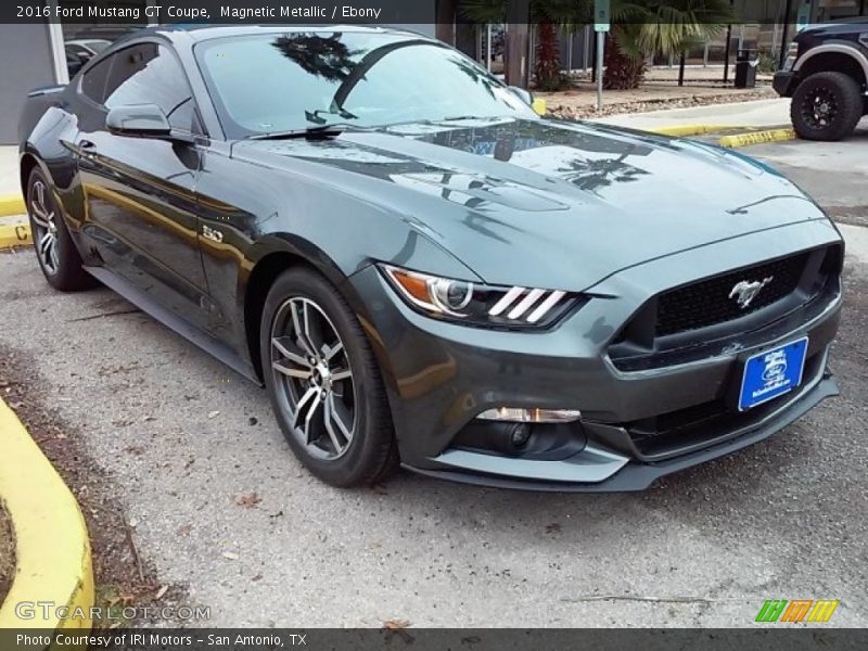 Magnetic Metallic / Ebony 2016 Ford Mustang GT Coupe