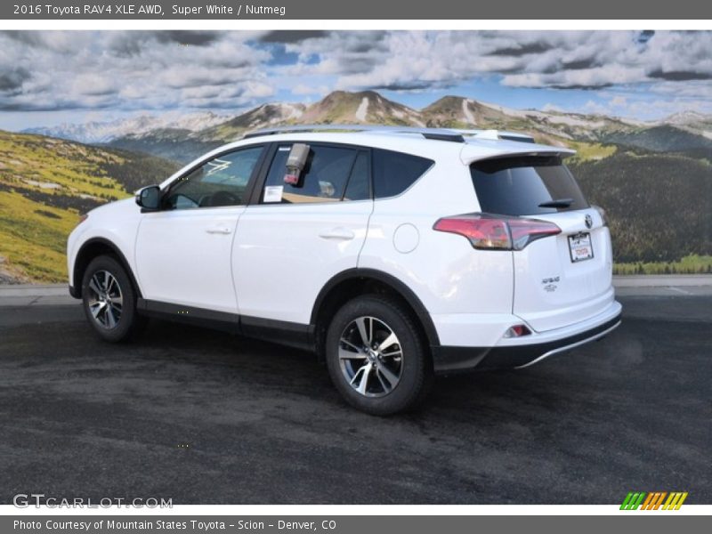 Super White / Nutmeg 2016 Toyota RAV4 XLE AWD