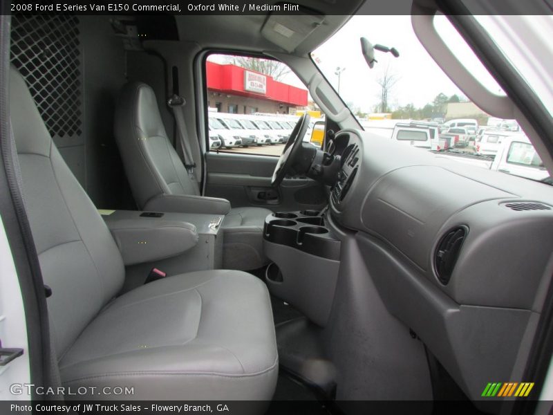 Oxford White / Medium Flint 2008 Ford E Series Van E150 Commercial