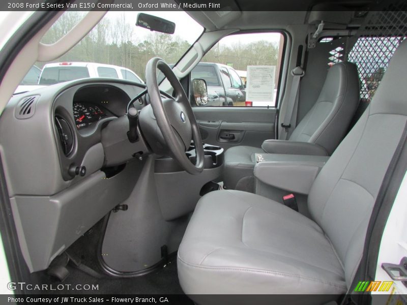 Oxford White / Medium Flint 2008 Ford E Series Van E150 Commercial