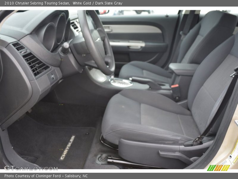 White Gold / Dark Slate Gray 2010 Chrysler Sebring Touring Sedan