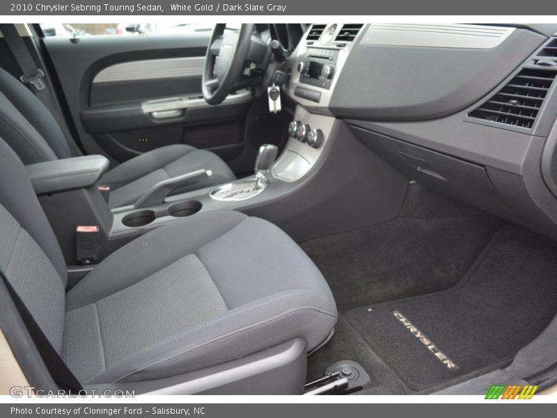 White Gold / Dark Slate Gray 2010 Chrysler Sebring Touring Sedan