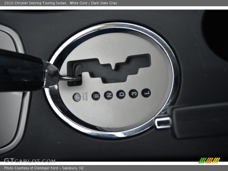 White Gold / Dark Slate Gray 2010 Chrysler Sebring Touring Sedan