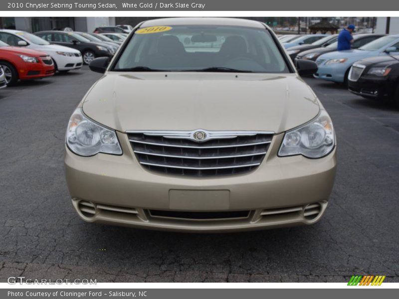 White Gold / Dark Slate Gray 2010 Chrysler Sebring Touring Sedan