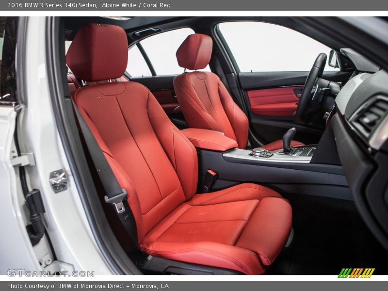 Front Seat of 2016 3 Series 340i Sedan