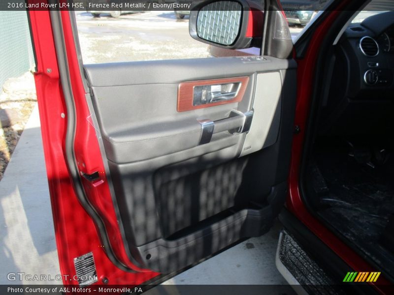 Firenze Red Metallic / Ebony/Ebony 2016 Land Rover LR4 HSE