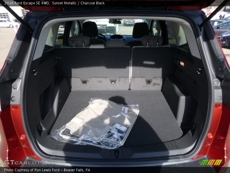Sunset Metallic / Charcoal Black 2016 Ford Escape SE 4WD