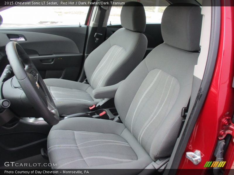 Red Hot / Dark Pewter/Dark Titanium 2015 Chevrolet Sonic LT Sedan