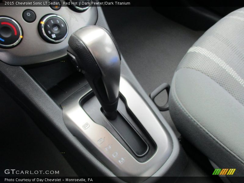 Red Hot / Dark Pewter/Dark Titanium 2015 Chevrolet Sonic LT Sedan