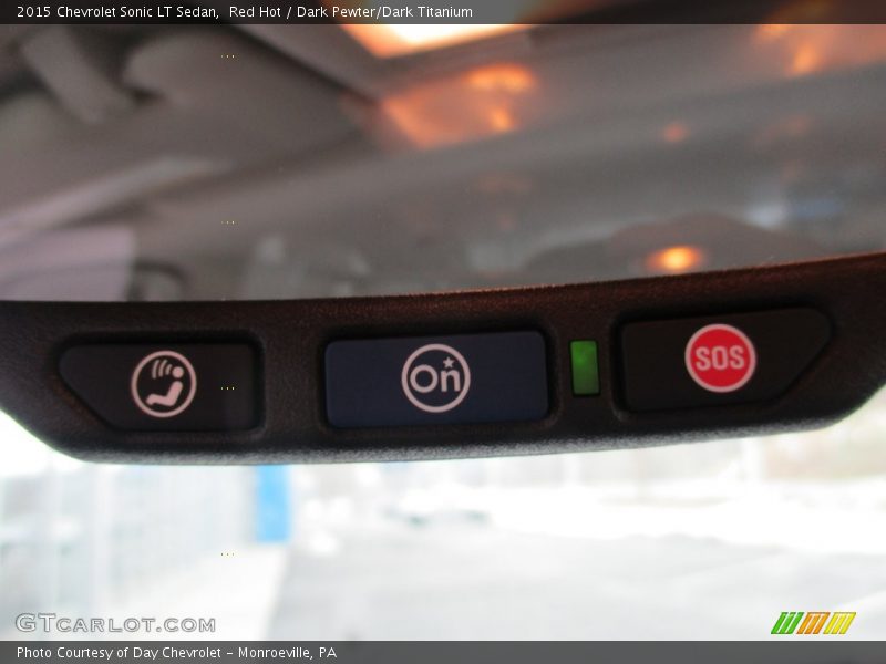 Red Hot / Dark Pewter/Dark Titanium 2015 Chevrolet Sonic LT Sedan