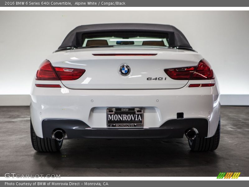 Alpine White / Congac/Black 2016 BMW 6 Series 640i Convertible