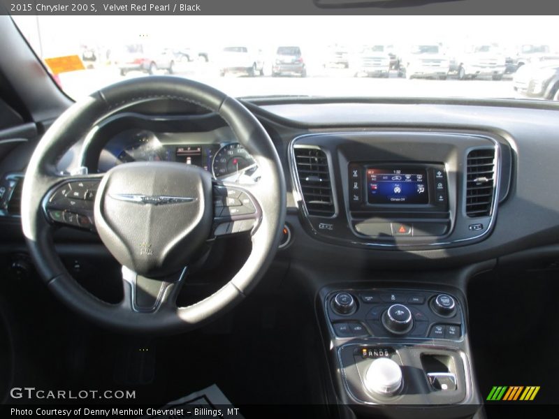 Velvet Red Pearl / Black 2015 Chrysler 200 S