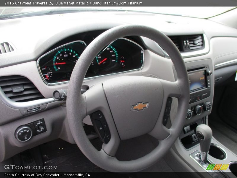 Blue Velvet Metallic / Dark Titanium/Light Titanium 2016 Chevrolet Traverse LS