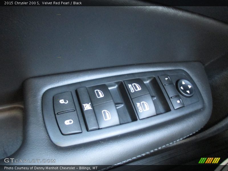 Velvet Red Pearl / Black 2015 Chrysler 200 S