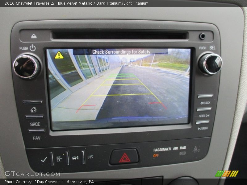 Blue Velvet Metallic / Dark Titanium/Light Titanium 2016 Chevrolet Traverse LS