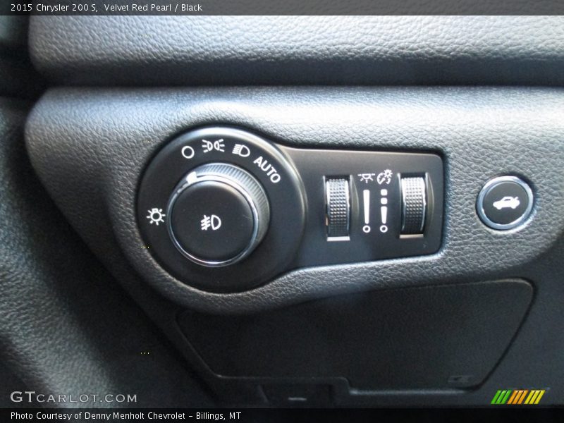Velvet Red Pearl / Black 2015 Chrysler 200 S