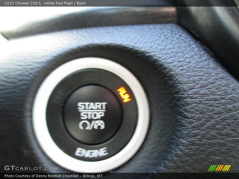 Velvet Red Pearl / Black 2015 Chrysler 200 S