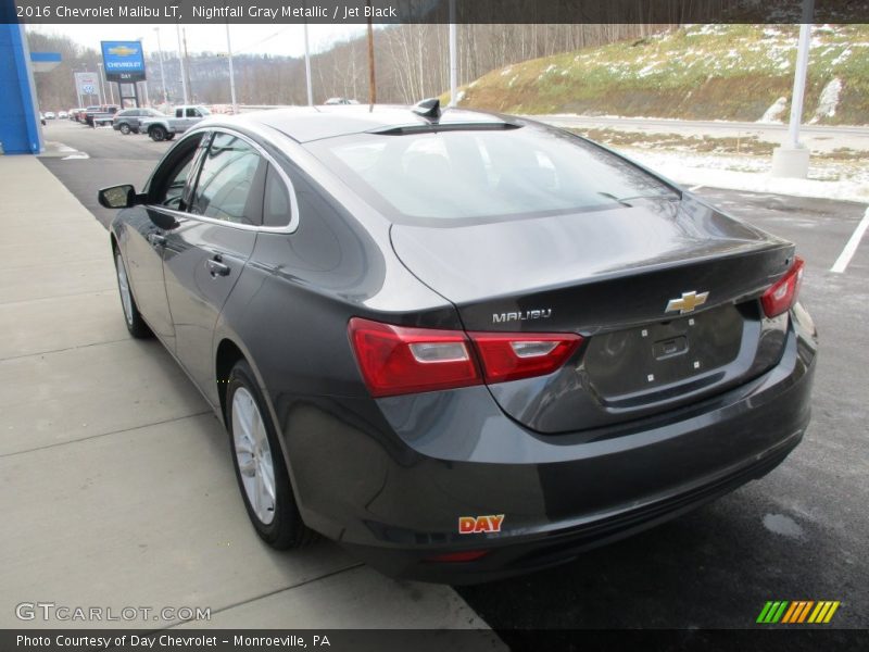 Nightfall Gray Metallic / Jet Black 2016 Chevrolet Malibu LT
