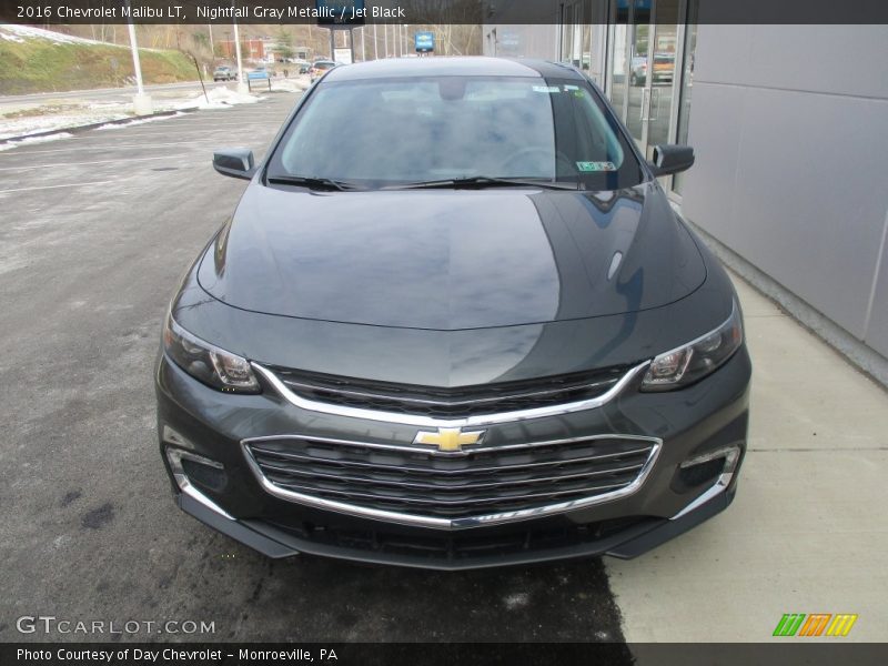 Nightfall Gray Metallic / Jet Black 2016 Chevrolet Malibu LT