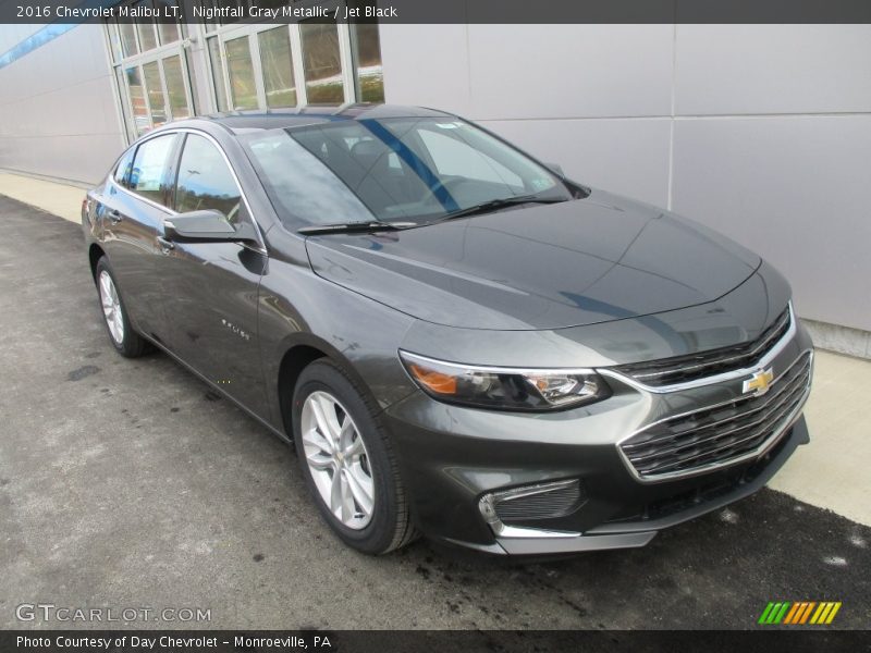 Nightfall Gray Metallic / Jet Black 2016 Chevrolet Malibu LT
