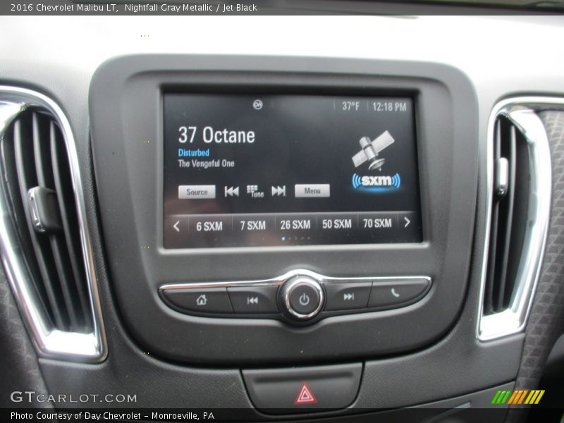 Nightfall Gray Metallic / Jet Black 2016 Chevrolet Malibu LT