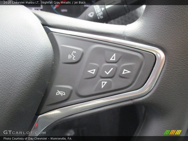 Nightfall Gray Metallic / Jet Black 2016 Chevrolet Malibu LT