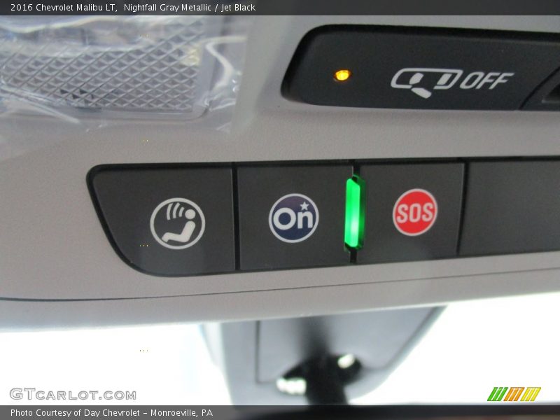 Nightfall Gray Metallic / Jet Black 2016 Chevrolet Malibu LT