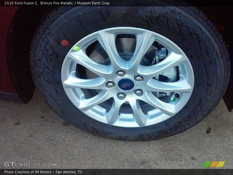 Bronze Fire Metallic / Medium Earth Gray 2016 Ford Fusion S