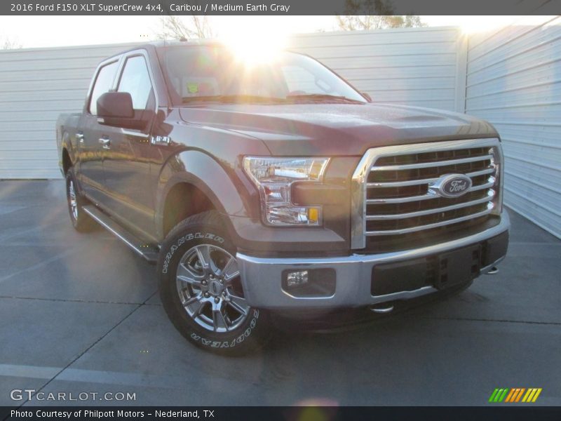 Caribou / Medium Earth Gray 2016 Ford F150 XLT SuperCrew 4x4