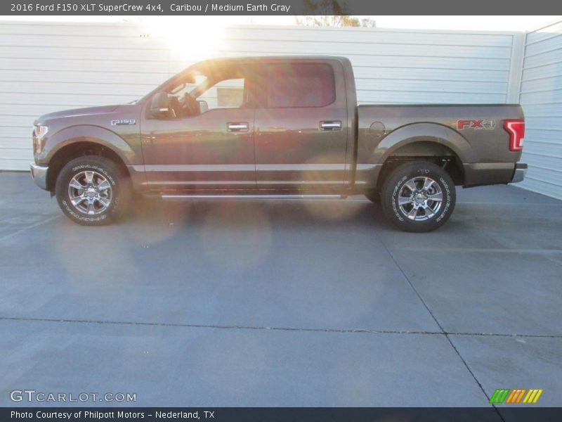 Caribou / Medium Earth Gray 2016 Ford F150 XLT SuperCrew 4x4