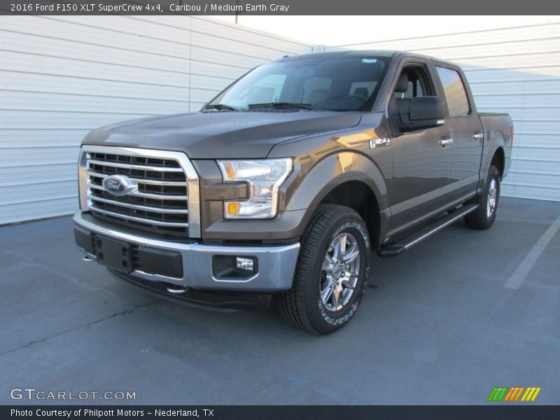 Caribou / Medium Earth Gray 2016 Ford F150 XLT SuperCrew 4x4