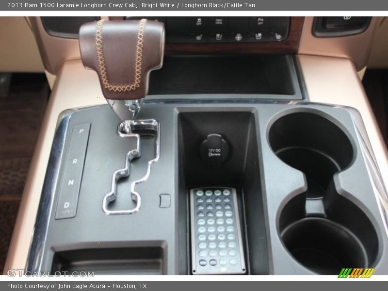 Bright White / Longhorn Black/Cattle Tan 2013 Ram 1500 Laramie Longhorn Crew Cab