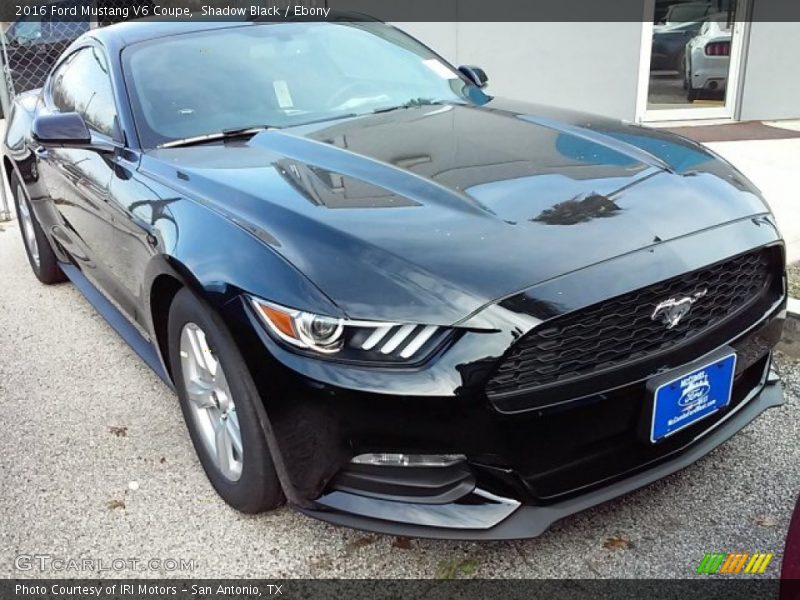 Shadow Black / Ebony 2016 Ford Mustang V6 Coupe