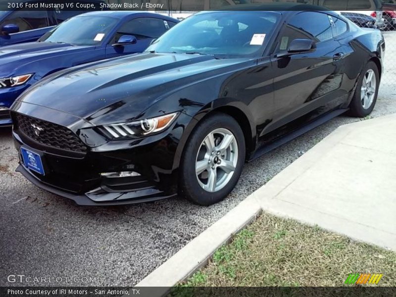 Shadow Black / Ebony 2016 Ford Mustang V6 Coupe
