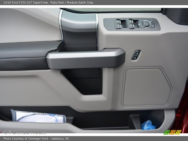 Ruby Red / Medium Earth Gray 2016 Ford F150 XLT SuperCrew