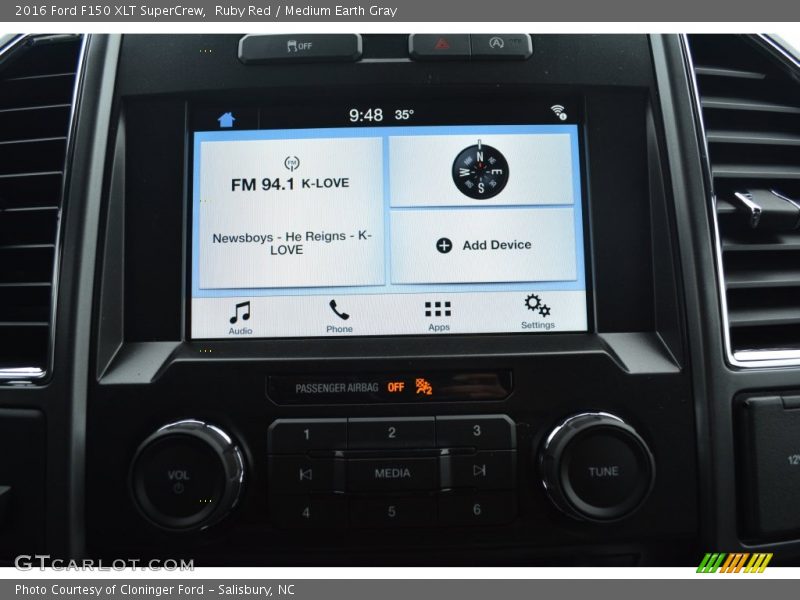 Ruby Red / Medium Earth Gray 2016 Ford F150 XLT SuperCrew