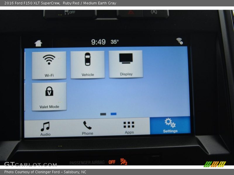 Ruby Red / Medium Earth Gray 2016 Ford F150 XLT SuperCrew