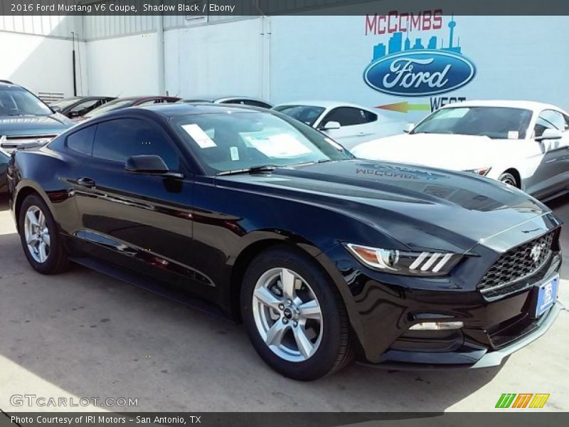 Shadow Black / Ebony 2016 Ford Mustang V6 Coupe