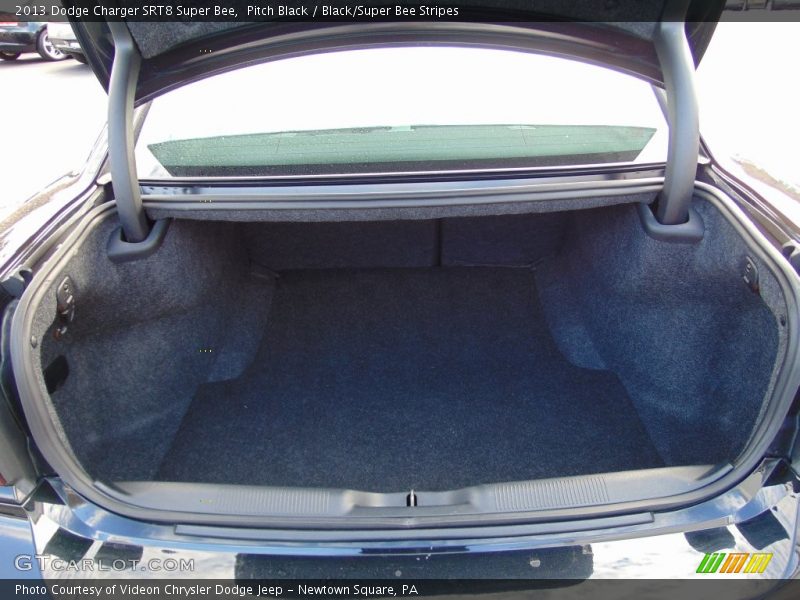 Pitch Black / Black/Super Bee Stripes 2013 Dodge Charger SRT8 Super Bee