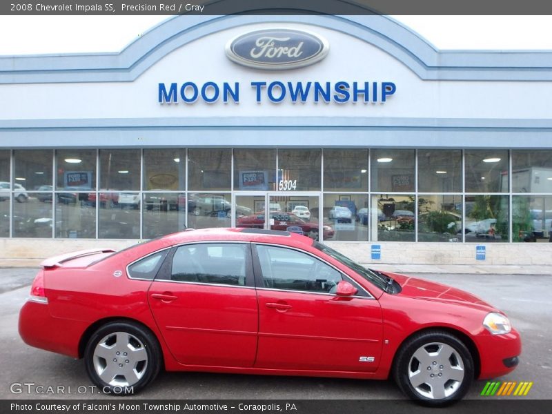 Precision Red / Gray 2008 Chevrolet Impala SS
